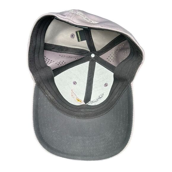 OC Sports Corvette Stingray Embroidered Cap Gray Flex Band Mid-Profile Hat L/XL - Picture 4 of 9